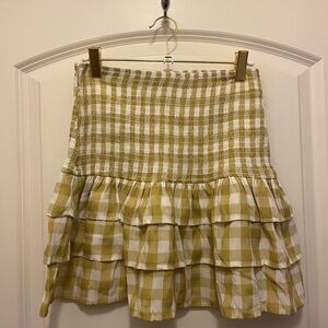 Cute Blue B miniskirt. Light weight and perfect for summer